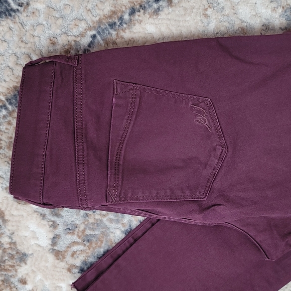 EUC EXPRESS WOMEN Burgundy Midrise Ankle - Picture 9 of 11